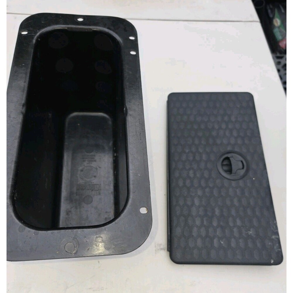 2009-2018 Ram 1500 2nd Row Rear Floor Storage Bin And Lid Black OEM